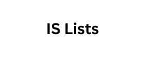 IS Lists